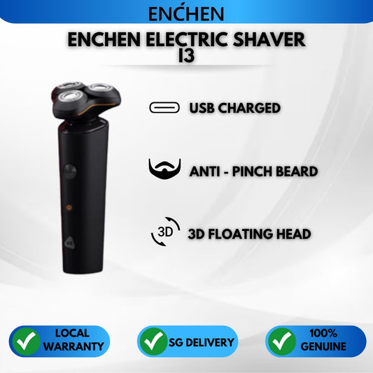 ENCHEN I3 Electric Shaver Triple Blade Shaving Machine Beard Trimmer Type-C Rechargeable