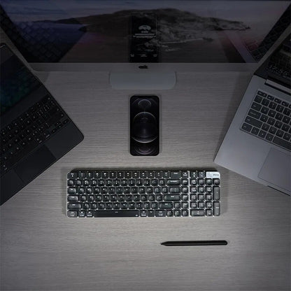 MIIIW K10 Mechanical Keyboard PRO Dual Mode & Low-profile Bluetooth 2.4G Gaming Office Keyboard Slim Design