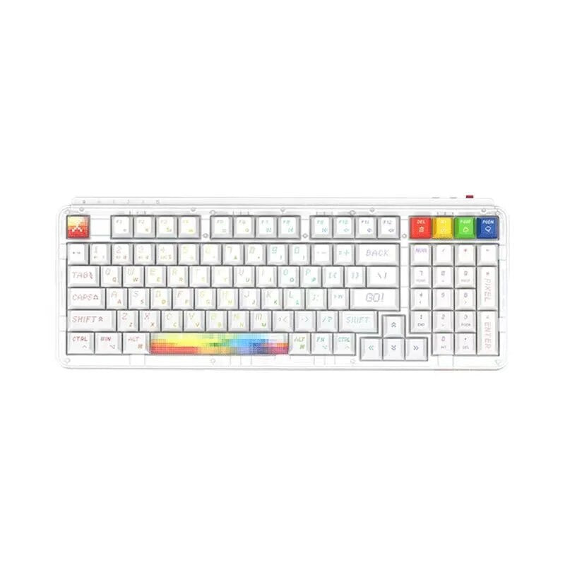 MIIIW ART Z980PRO | Z830PRO Rainbow Pixel Mechanical Keyboard Bluetooth Gasket Structrue+ 3.0/5.0 2.4G Wireless RGB