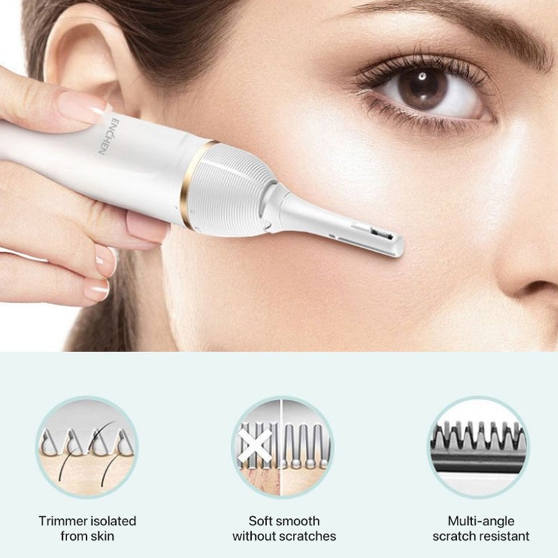 Enchen Mocha D Electric Hair Epilator 30° Adjustment Triple Protection Baby Hair Etc Multi-purpose Use Shaver