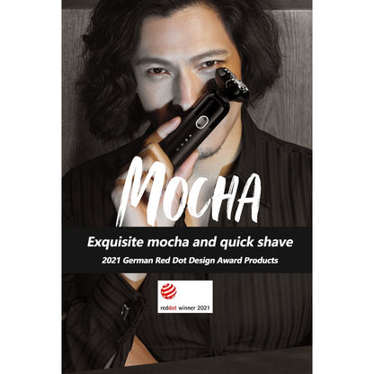 ENCHEN Electric Shaver Mocha S Wet & Dry Beard Shaver IPX7 Waterproof Rechargeable Razor  Intelligent Anti-pinch 4D