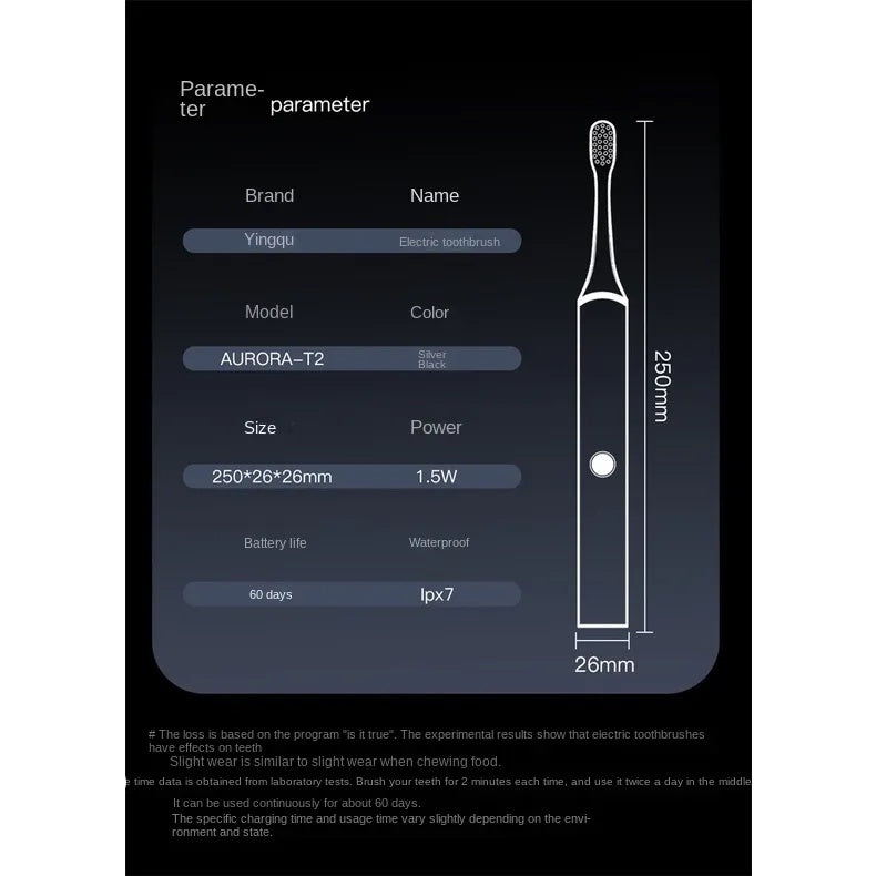Enchen Aurora T2 Electric Toothbrush Rechargeable IPX7 Design 3 Cleaning Mode Ultra Long Standby Sonic Toothbrush