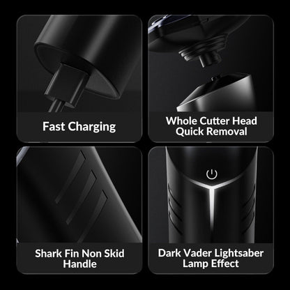 BK3000 Enchen Electric Smart Shaver Man Shaver Rechargeable ️Shark Fin Non SkidHandle Smooth & Fast Shaving