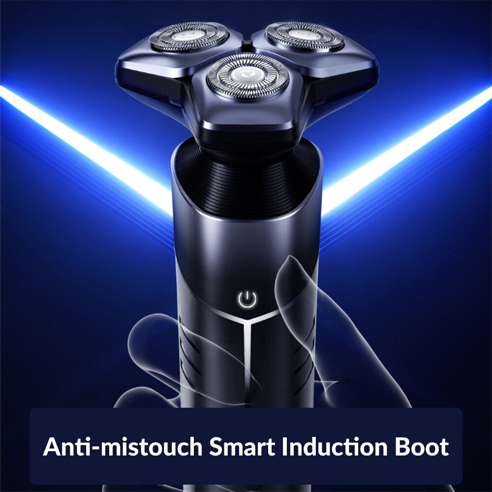 BK3000 Enchen Electric Smart Shaver Man Shaver Rechargeable ️Shark Fin Non SkidHandle Smooth & Fast Shaving