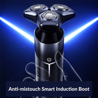 BK3000 Enchen Electric Smart Shaver Man Shaver Rechargeable ️Shark Fin Non SkidHandle Smooth & Fast Shaving