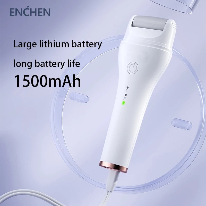 Enchen Rock Foot Callus Remover Exfoliates IPX6 Waterproof Dead Skin Remover Electric Foot Grinder