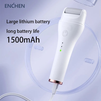 Enchen Rock Foot Callus Remover Exfoliates IPX6 Waterproof Dead Skin Remover Electric Foot Grinder