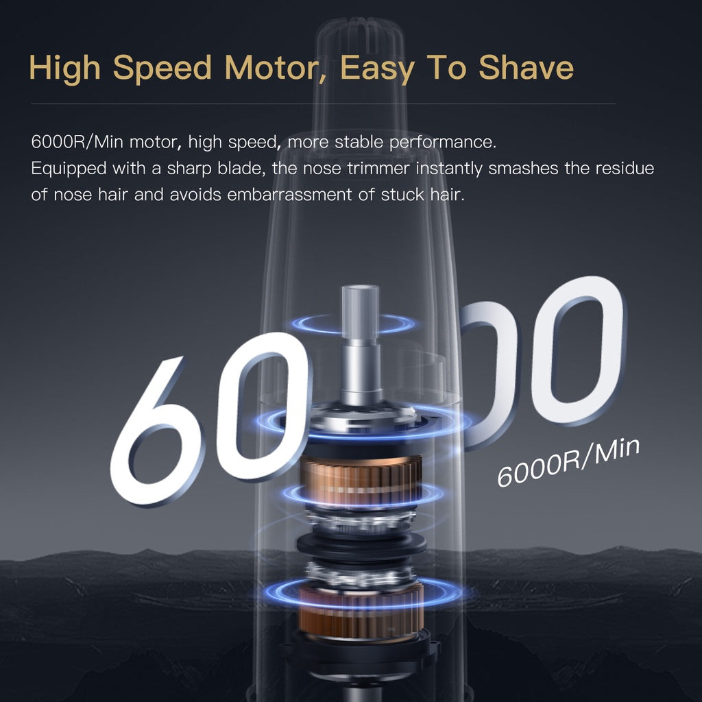 ENCHEN Mocha N Plus Electric Nose Hair Trimmer Surging Power Detachable Cutter Head Portable
IPX7 Waterproof