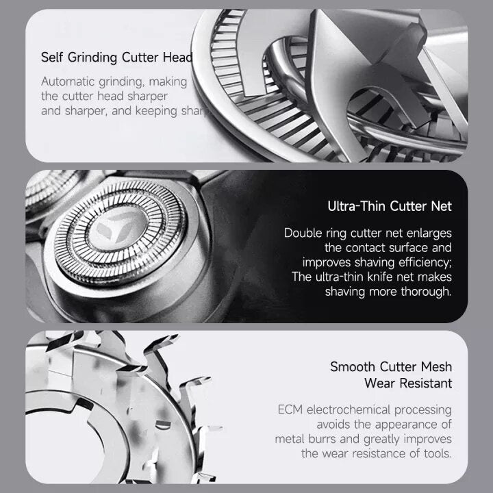 Enchen X7 Electric Shaver 3D Floating Shavers Beard Trimmer IPX7 waterproof ENCHEN USB Type-C Rechargeable X7
