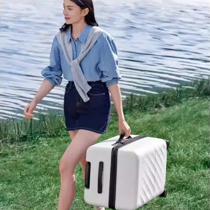 NINETYGO SEAWAVE Luggage 20'' 24''Suitcase Lightweight Suitcase with TSA Lock Upgraded Interior And Double-layer Zipepr