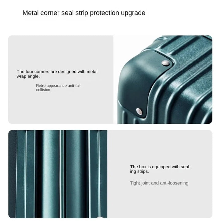 NINETYGO All Around Guard Solid Metal Corner Compressive Wear-resistant Work Hand Luggage