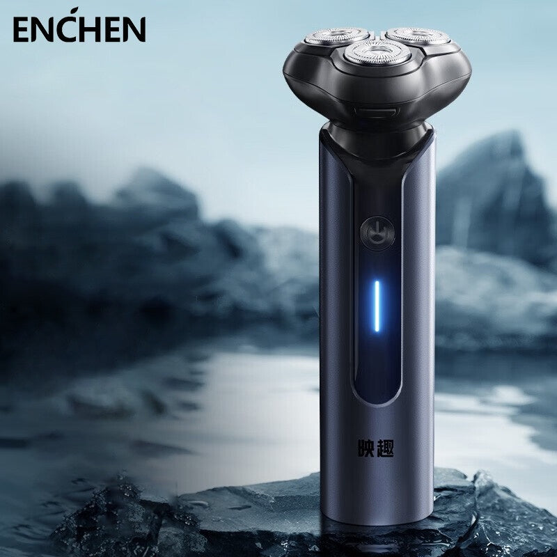 ENCHEN Electric Shaver BlackStone 9 Long Battery life Dry Wet Dual Use 3-blade Mesh Shaver Machine