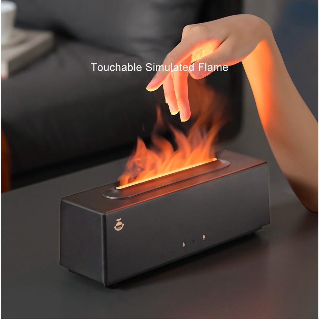 MIWAING Humidifier Built-in 19 RGBW LEDs Low Noise Rhythmic Sound-Pickup Light Effects Night Light 300ml Water Tank