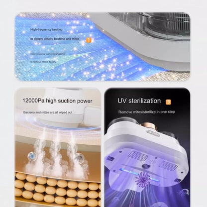 Chigo Double Wireless Mite Remover Multifunctional UV Lamp Bead Ultrasonic Double Beat Bed Vacuum Cleaner Mite Vacuum