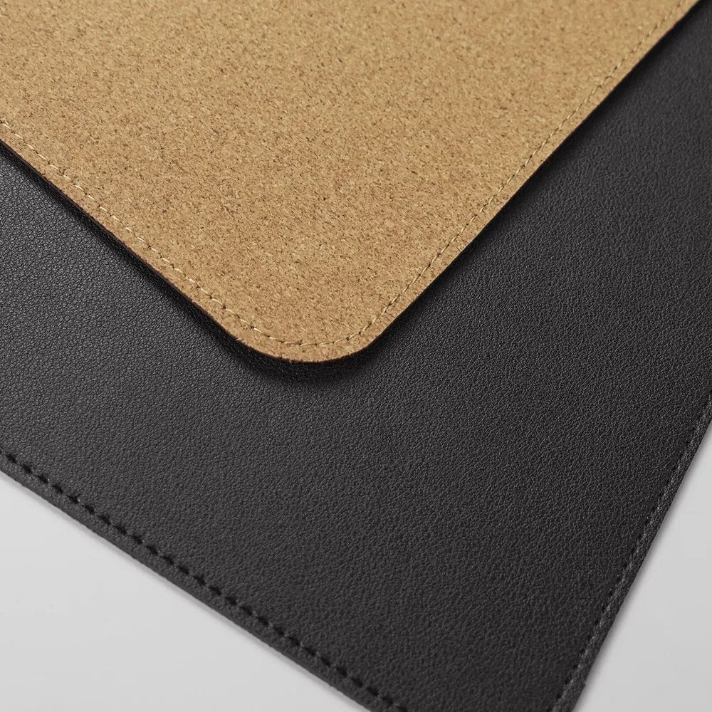 MIIIW OverSized Leather Cork Mouse Pad Waterproof  Large Desk Mouse Pad 900*400mm Office Mouse Pad Home