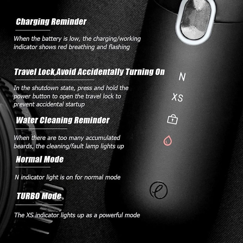ENCHEN Electric Shaver Mocha S Wet & Dry Beard Shaver IPX7 Waterproof Rechargeable Razor  Intelligent Anti-pinch 4D