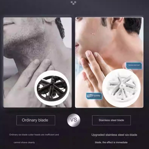 MIWAING Electric Portable Mini Shaver Rechargeable Portable Shave Men's Shaver IPX Washable Body Long