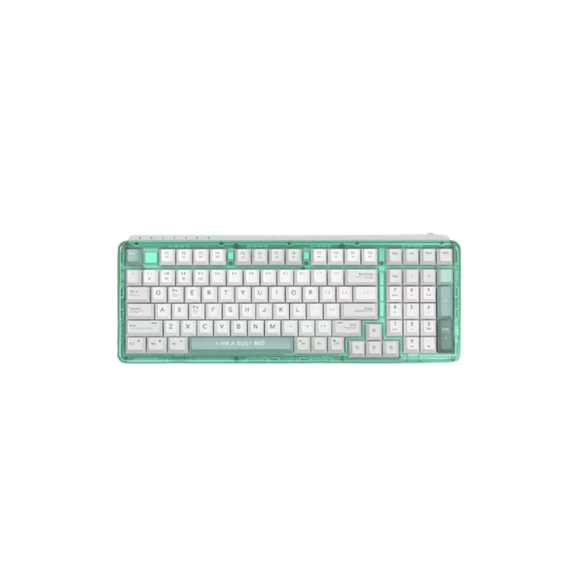 Miiiw Mechanical Keyboard Z980 Gaming Office Keyboard Three-mode Connection With RGB Lamp Effect 2.4G Bluetooth Wireless