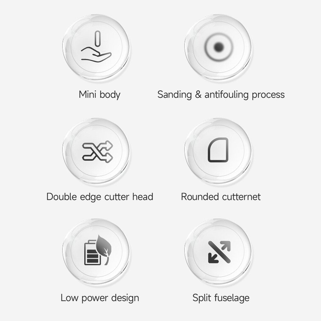 Enchen Nose Hair Trimmer N3 Double-edged Cutter Head Painless Shearing Nose Trimmer Low Power Consumption Design