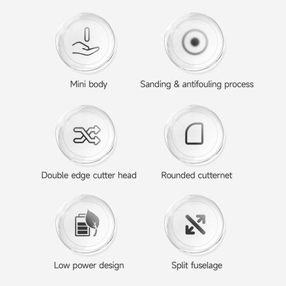 Enchen Nose Hair Trimmer N3 Double-edged Cutter Head Painless Shearing Nose Trimmer Low Power Consumption Design