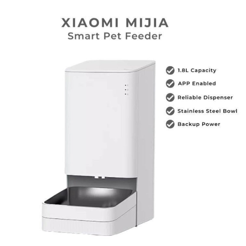 Xiaomi Smart Pet Feeder Cat Dog Remote Voice Control Automatic Feeding Regular With Mijia APP