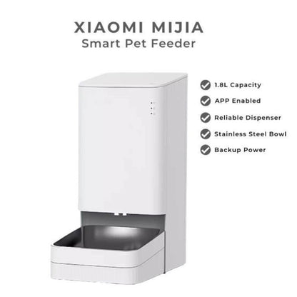 Xiaomi Smart Pet Feeder Cat Dog Remote Voice Control Automatic Feeding Regular With Mijia APP