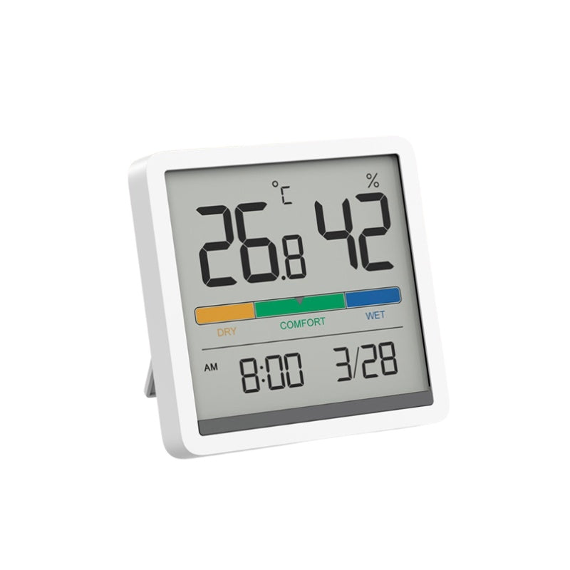 MIIIW Mute Temperature Humidity Clock Digital Hygrometer Alarm Clock Indoor Thermometer Humidity
