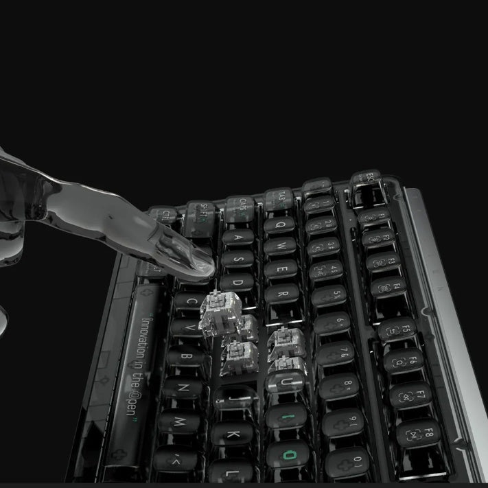 MIIIW BlackIO98 Customized Mechanical Keyboard Game Electric Competition MX Jellyfish Axis Wireless Gaming Keyboard RGB