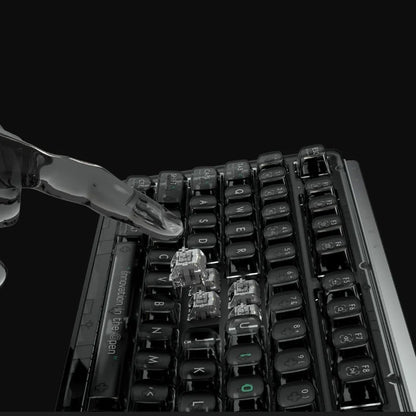MIIIW BlackIO98 Customized Mechanical Keyboard Game Electric Competition MX Jellyfish Axis Wireless Gaming Keyboard RGB