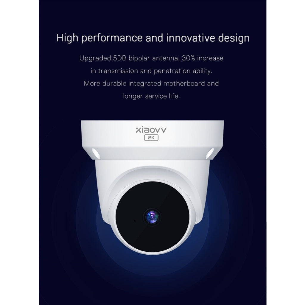 Xiaovv Smart PTZ Dome Camera Q1 1080P HD IP Camera Wifi Night Vision Home Smart Security Dome Video Surveillance