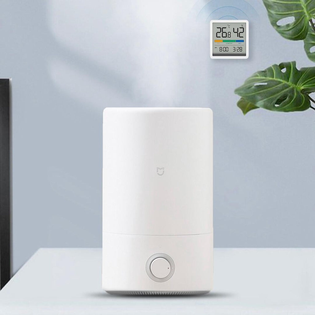 MIIIW Mute Temperature Humidity Clock Digital Hygrometer Alarm Clock Indoor Thermometer Humidity