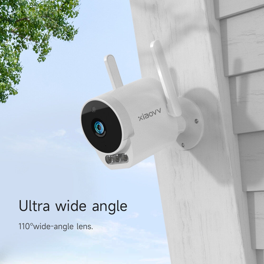 Xiaovv B10 Cctv Outdoor Wireless Ip Camera IP65 Waterproof Camera Hd Camera 1296P 150 ° Wide Angle and Wide-Wifi