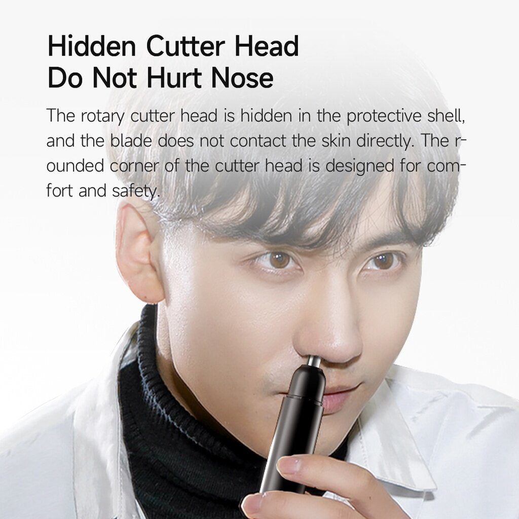 Enchen Nose Hair Trimmer N3 Double-edged Cutter Head Painless Shearing Nose Trimmer Low Power Consumption Design