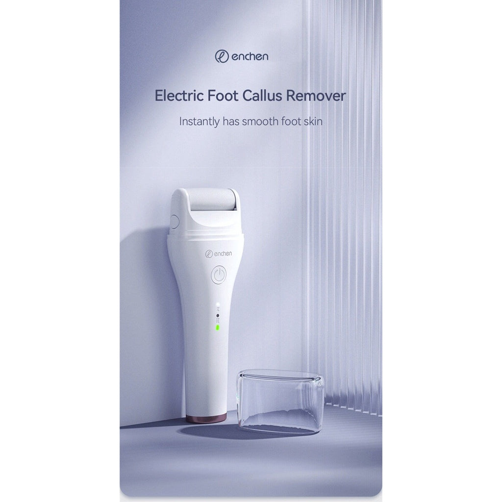 Enchen Rock Foot Callus Remover Exfoliates IPX6 Waterproof Dead Skin Remover Electric Foot Grinder
