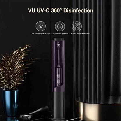 MIWAING Electric Sonic Toothbrush 99.99% Sterilization Rate IPX7 UV-C Desinfection Personal Care Electric Toothbrush