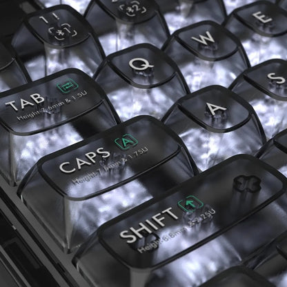 MIIIW BlackIO98 Customized Mechanical Keyboard Game Electric Competition MX Jellyfish Axis Wireless Gaming Keyboard RGB