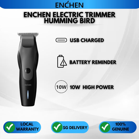 ENCHEN Electric Hair Clipper Hummingbird 10W High-power Low Noise Rechargeable Men's Trimmer