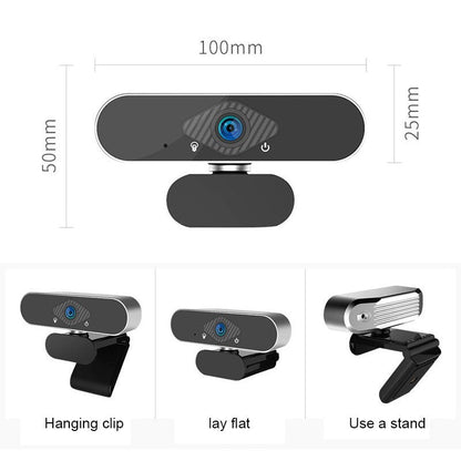 Camera with Microphone 1080p HD Autofocus 150° Wide Angle for PC Laptop