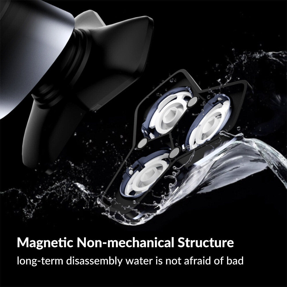 BK3000 Enchen Electric Smart Shaver Man Shaver Rechargeable ️Shark Fin Non SkidHandle Smooth & Fast Shaving
