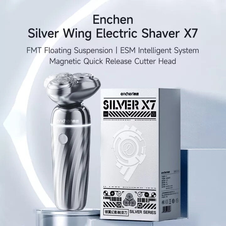 Enchen X7 Electric Shaver 3D Floating Shavers Beard Trimmer IPX7 waterproof ENCHEN USB Type-C Rechargeable X7