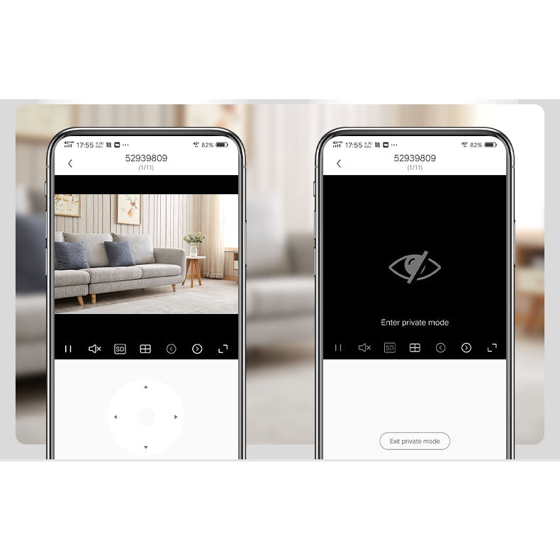 New Xiaovv Q2 Smart PTZ IP Camera CCTV Wireless 1296P Clear Image Night Vision  Motion Detection Home Security Camera
