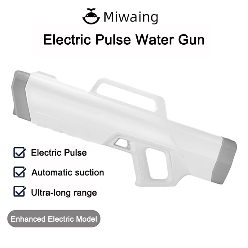 MIWAING Electric Toy Water Gun Diverse Trigger Mode Rechargeable High-pressure Water Bladder Outdoor Water Gun