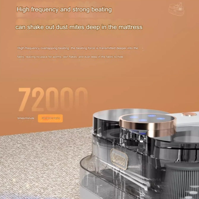 Chigo Double Wireless Mite Remover Multifunctional UV Lamp Bead Ultrasonic Double Beat Bed Vacuum Cleaner Mite Vacuum