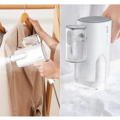 Ready Stock SG Deerma Portable Handheld Steamer Foldable Garment Steamer Travel Steam Iron Handheld Garment Steamer