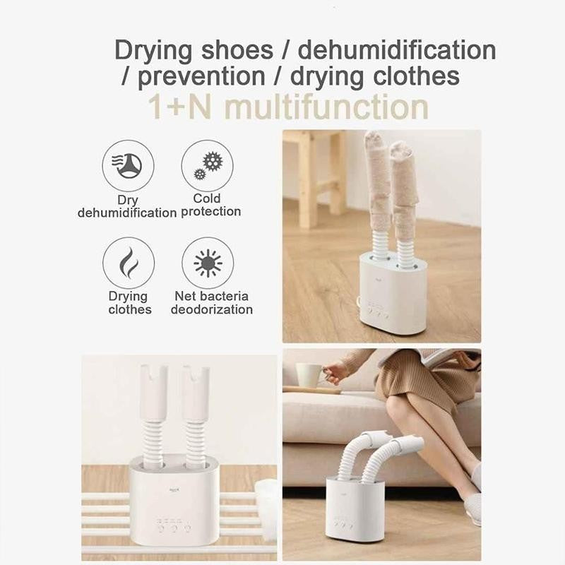 Ready Stock SG Deerma Portable UV Sterilizer Shoe Dryer PTC Heat Dehumidification