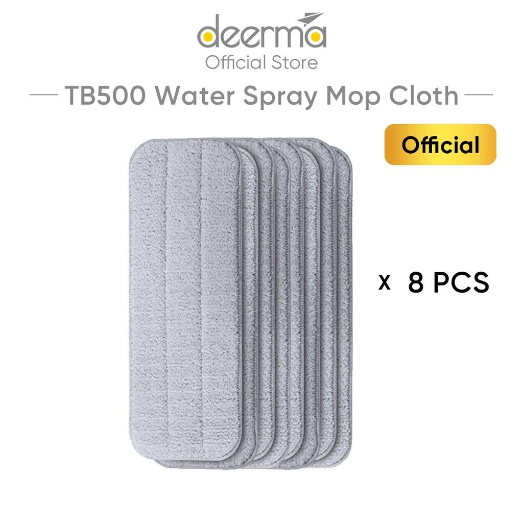 Ready Stock SG Deerma TB500 Spray Mop Cloth Replacement 4 8 Pcs Original