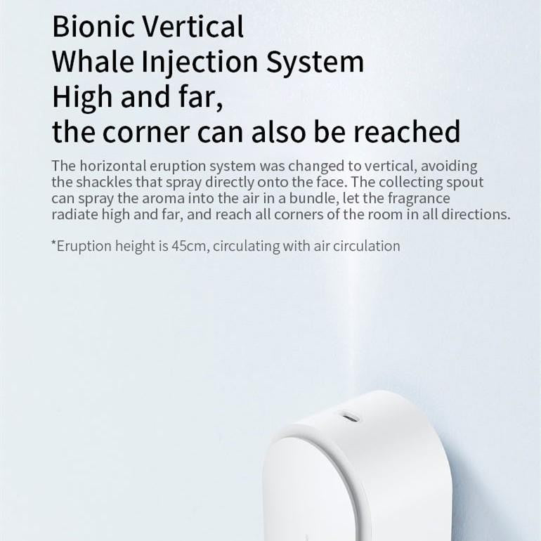 Ready Stock SG Deerma Portable Perfume Sprayer Sliding Type Automatic Aroma Diffuser Wall Mounted Perfume Air Humidifier