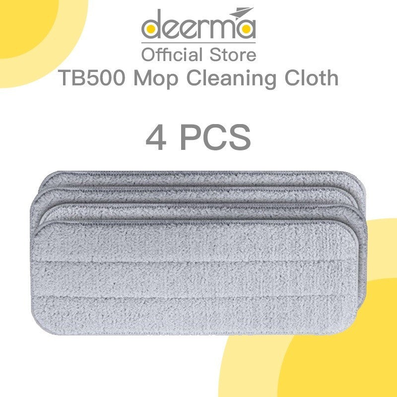 Ready Stock SG Deerma TB500 Spray Mop Cloth Replacement 4 8 Pcs Original