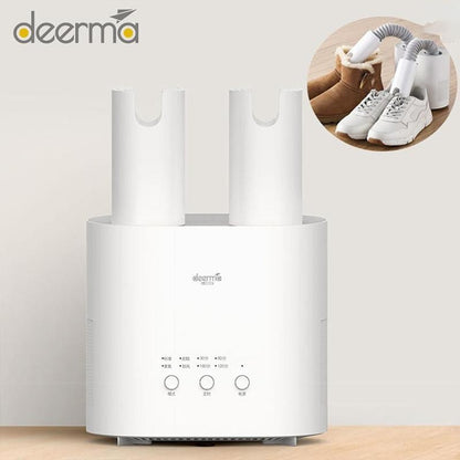 Ready Stock SG Deerma Portable UV Sterilizer Shoe Dryer PTC Heat Dehumidification