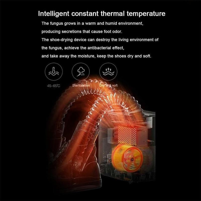 Ready Stock SG Deerma Portable UV Sterilizer Shoe Dryer PTC Heat Dehumidification